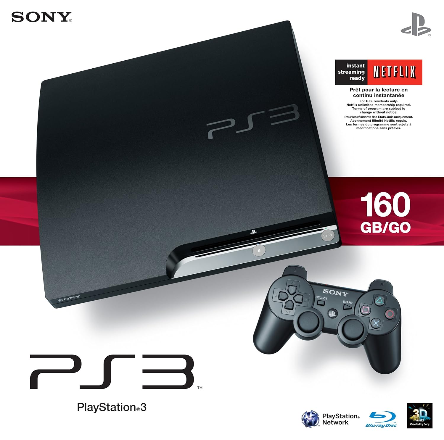 その他 PS 3 160GB Sony Playstation 3 160GB System (Renewed)